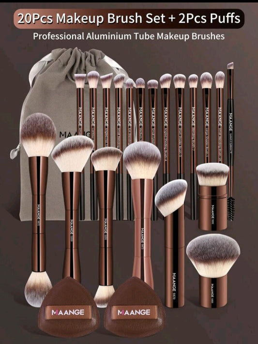 MAANGE 23 Pieces Makeup Tools 